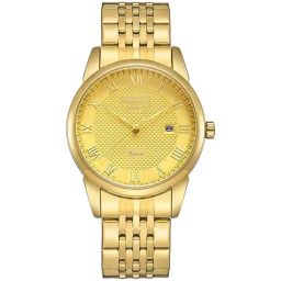 Kenneth Scott Men's Champagne Dial Analog Watch - K23030-GBGC-14