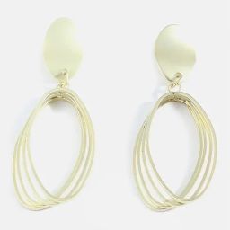 Sohi Gold Plated Designer Drop Earrings-image-91