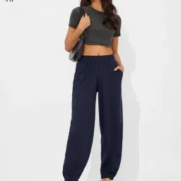 The Souled Store Navy Relaxed Track Pants-picture-44