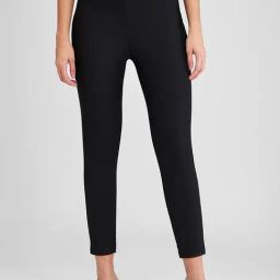 Spykar Black Slim Fit High Rise Trackpants-image-1