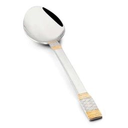 FnS Celebration Silver & Gold Stainless Steel Gravy Ladle-29