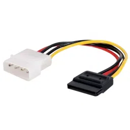 LOTA 4-Pin Molex to SATA Power Cable Adapter Multi Color, MST-1353-LT (Pack of 3 Pcs)-25