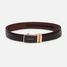 Van Heusen Brown Leather Casual Belt-86