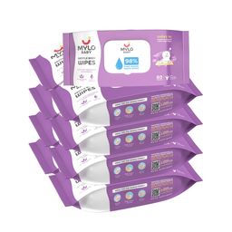 Mylo Pack of 9 Gentle Baby Wipes-image-17