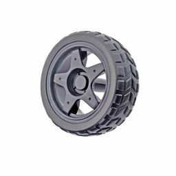 65mm BO Wheel Rubber Tyre Wheel for BO Motors- Black - RS342365mm BO Wheel Rubber Tyre Wheel for BO Motors- Black - RS3423-28