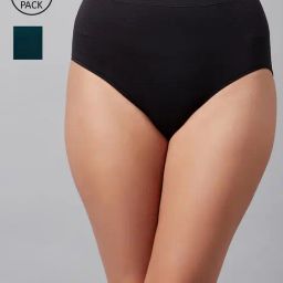C9 Airwear Teal & Black Hipster Panty (Pack Of 2)-image-34