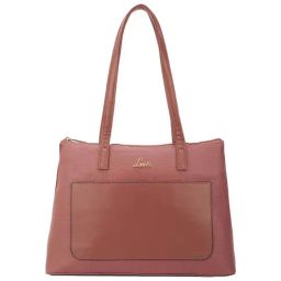Lavie Module Pink Textured Medium Tote Handbag-image-67
