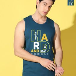 WOOSTRO Men Typography 2 Printed Raw Edge Slim Fit T-shirt-image-91