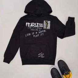 Pantaloons Junior Boys Jet Black Cotton Printed Full Sleeves Sweatshirts & Hoodies-image-70