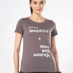 Ajile by Pantaloons Grey Cotton Printed T-Shirt-12