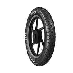 Ceat Gripp X3 Tt 3.00-17 50P Tube-Type Bike Tyre with Tube, Rear-image-79