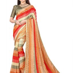Moda Rapido Embellished Sequinned Pure Georgette Saree-47