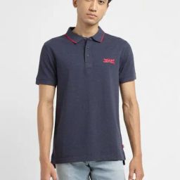 Levi's Navy Slim Fit Polo T-Shirt-picture-13