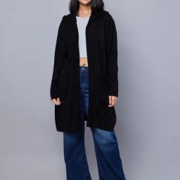 Bewakoof Black Printed Shrug-image-65