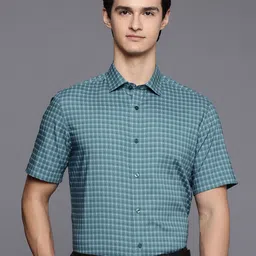 Louis Philippe Classic Fit Checked Formal Shirt-picture-28
