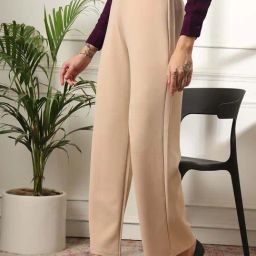 FITHUB Cream Formal Trouser image 3