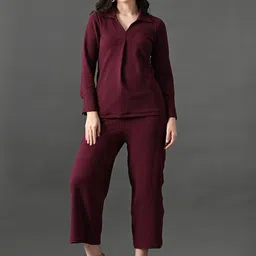 The Roadster Lifestyle Co Long Sleeves Top With Trouser Co-Ords-picture-4