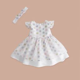 Pantaloons Baby Off-White Cotton Printed Dress-image-73