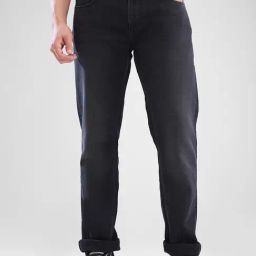 Spykar Black Regular Fit Jeans-image-37