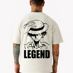 Be Crazy Men Graphic Printed Round Neck Cotton Oversized T-shirt-picture-30
