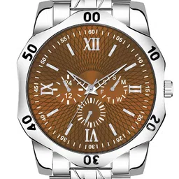 DOUBLERUN Men Dial & Bracelet Style Straps Analogue Multi Function Watch H05NMT-406 image 3