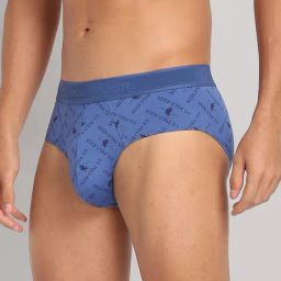 U.S. Polo Assn. Blue Regular Fit Printed Briefs-image-77