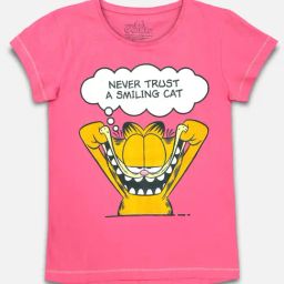 Kidsville Pink Printed T-Shirt-image-86