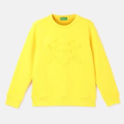 United Colors of Benetton Kids Regular Fit Crew Neck Printed Boy's Sweatshirt-picture-28