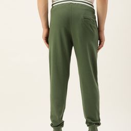 Harvard Men Mid-Rise Joggers With Drawstring Closure image 2