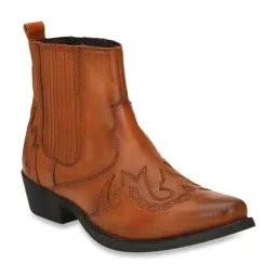 Delize Men's Tan Chelsea Boots-image-71