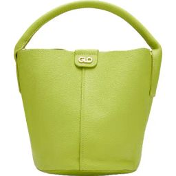 Globus Women Green Solid Vegan Leather Handheld Bag with Additional Pouch-18