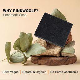 PINK WOOLF  Charcoal & Ylang Ylang Soap Bar- 110g image 3