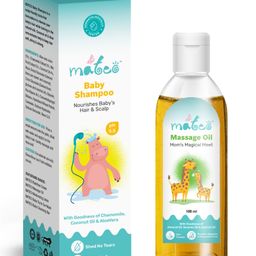 Mateo Baby Shampoo (200ml) & Baby Massage Oil (100ml) Combo Pack-17