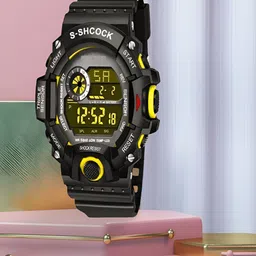 Hala Men Solid Round Tang Regular Digital Watch-14