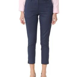 Solly by Allen Solly Navy Striped Trousers-picture-36