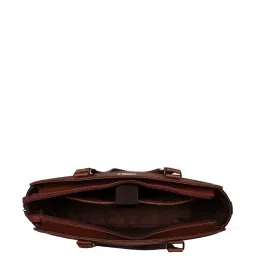 Zouk Tidal Wave Orange Jute Printed Tote Handbag image 4