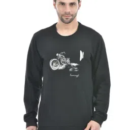 Lawman Pg3 Black Regular Fit Graphic Print Cotton Sweatshirt-image-25