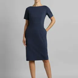 Van Heusen Navy Regular Fit Dress-picture-19