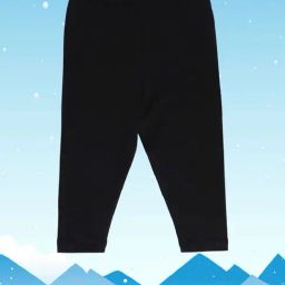 MINIKLUB Kids Black Solid Leggings-image-48