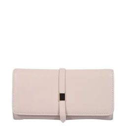 Lino Perros Core Beige Textured  Tri-Fold Wallet for Women-image-27