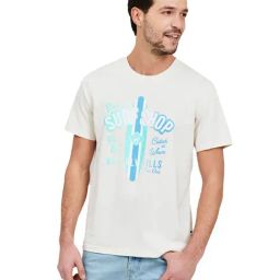 Beverly Hills Polo Club Beige Printed T-Shirt-image-31