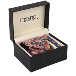 Tossido Multi Printed Necktie and Pocket Square Set For Men-picture-14