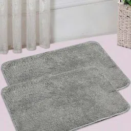Saral Home Grey Cotton 1040 GSM Rugs - Set of 2-image-79