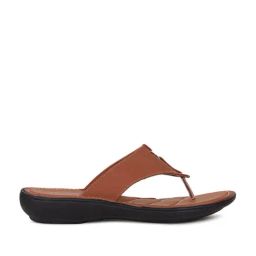 Bata Women's Brown Thong Wedges-image-73
