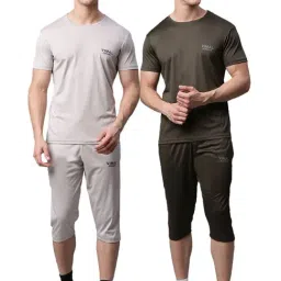 Vimal Jonney Multi Regular Fit Nightwear Set-picture-15