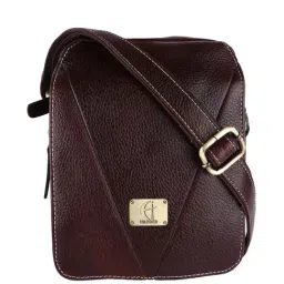 HiLEDER Brown Solid Medium Cross Body Bag-picture-31