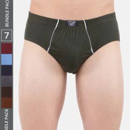 Dollar Lehar Assorted Cotton Regular Fit Briefs - Pack Of 7-image-81