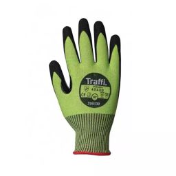 Traffi Black & Green Aramid Elastane Glass Fibre Polyester Heat Resistant Liquid/Oil repellent Gloves Size 8, TG5130 : A-TG5130-GR-8 (1 Pair)-image-79