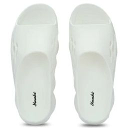 Yuuki Men's BREEZY White Slides-picture-3