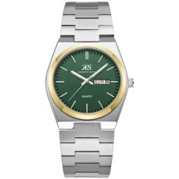 Kenneth Scott Men's Green Dial Analog Watch - K24011-TBSH-21